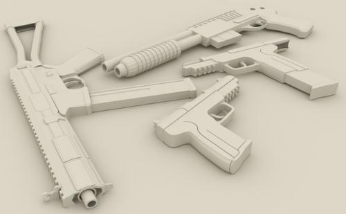 Weapon Pack (Low-Poly)