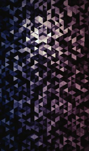 Abstract Scene with Triangles