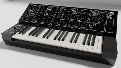 Yamaha CS-5 lowpoly