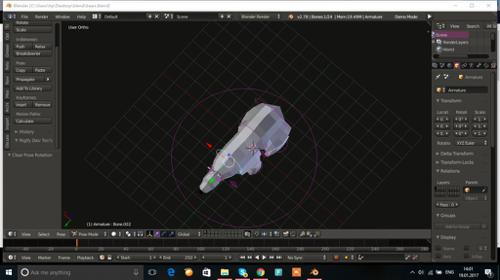low poly pollar bear