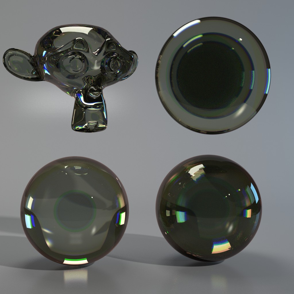 Fast glass material