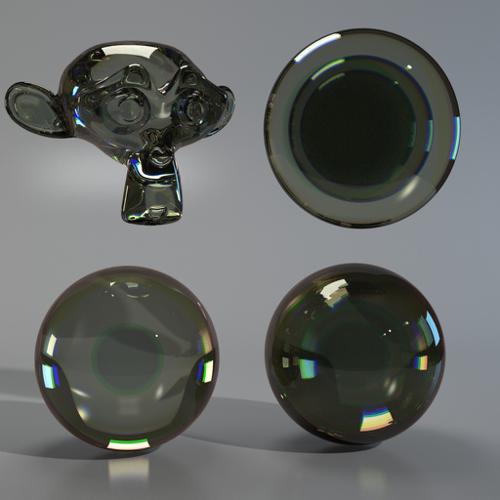 Fast glass material