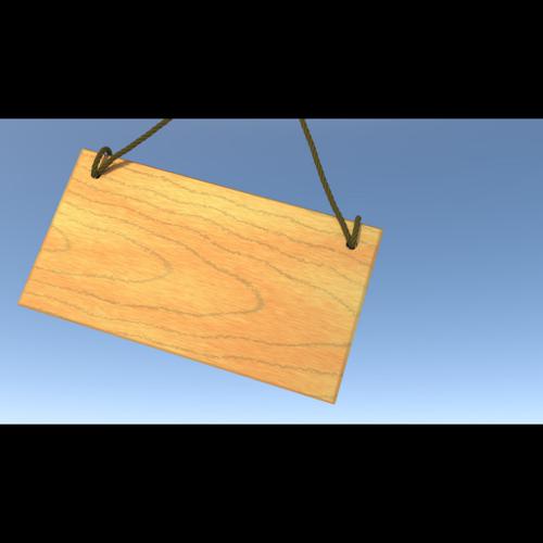 Wooden Sign Animation