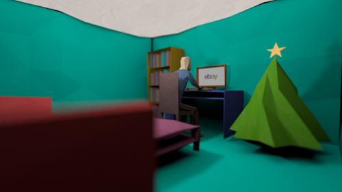 Low poly flat (apparition animated)