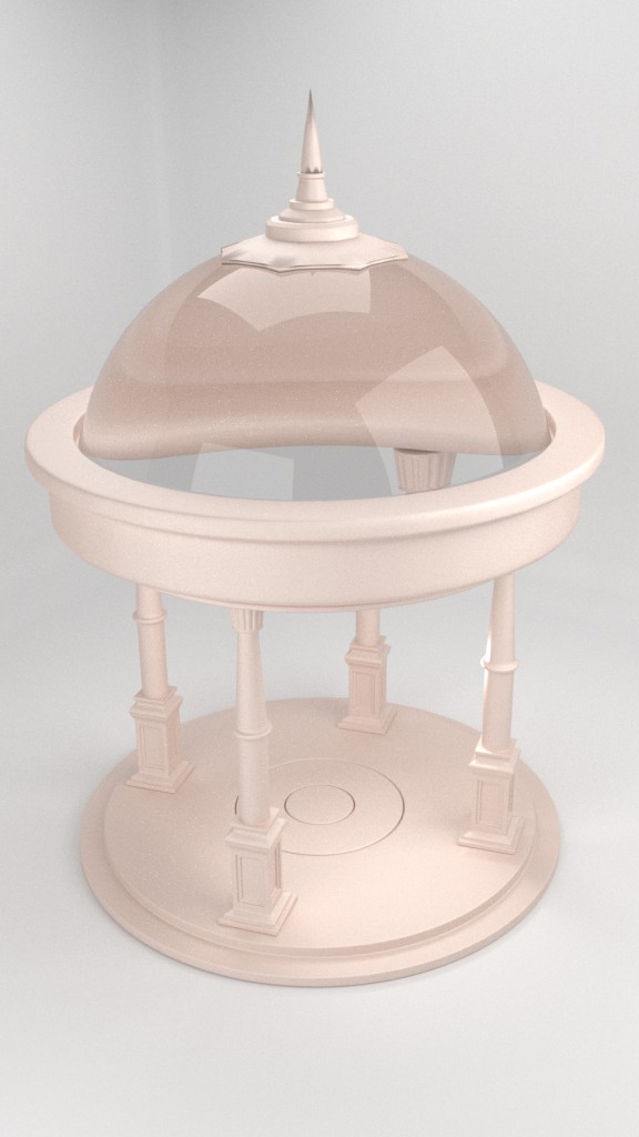 Glass Roofed Gazebo
