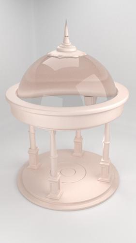 Glass Roofed Gazebo