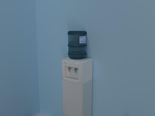 Water cooler and bottle