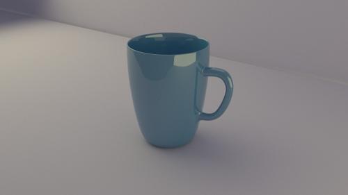 Mug w/PBR material.