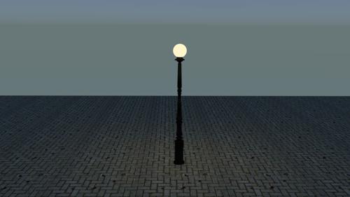 Victorian Lamp Post #1
