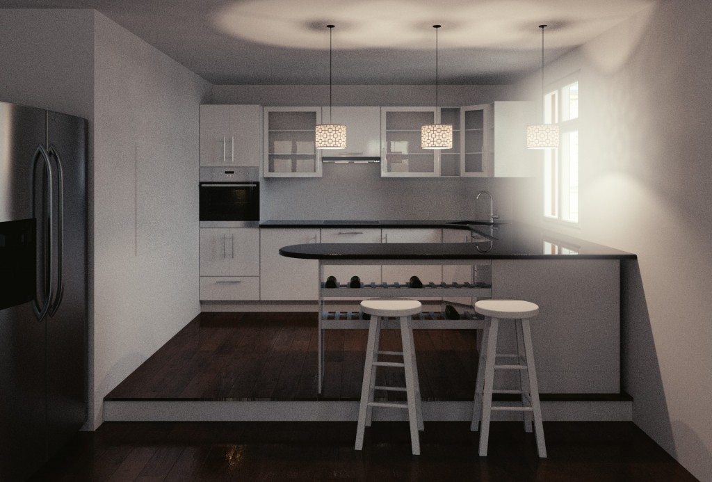 Simple kithcen scene