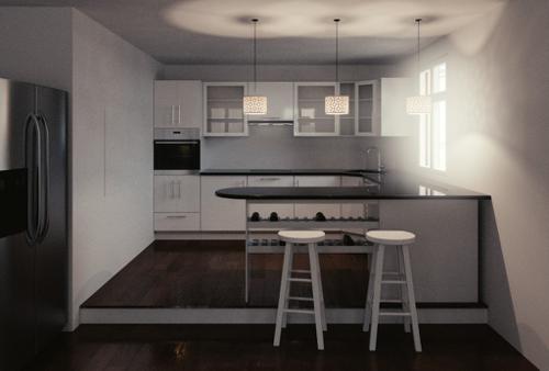 Simple kithcen scene