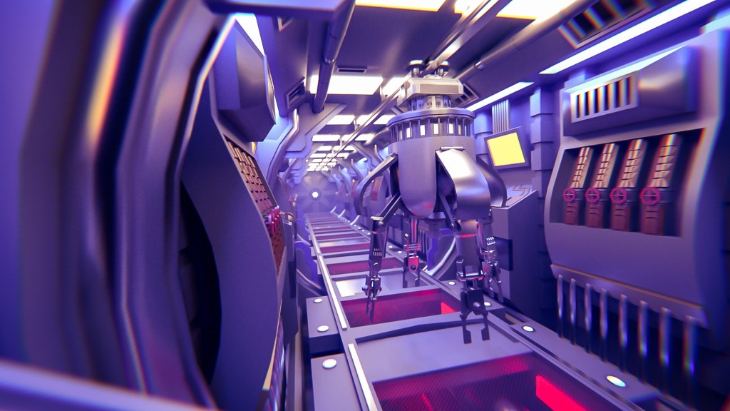Scifi corridor
