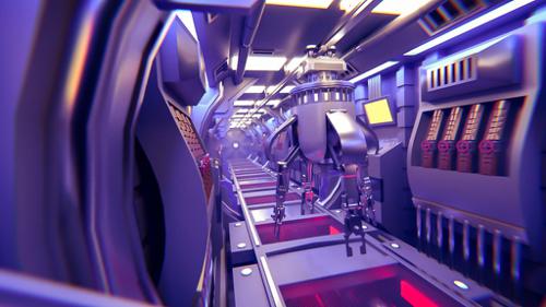 Scifi corridor