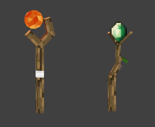 Minecraft 2 Staffs Rig