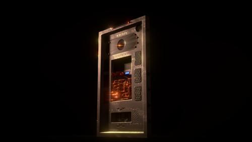 Sci-fi Security Door