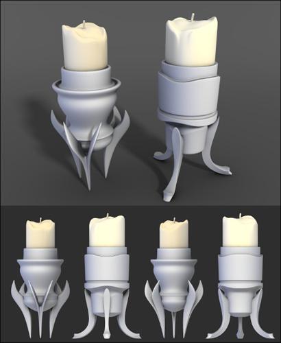 Candle bases for Sintel