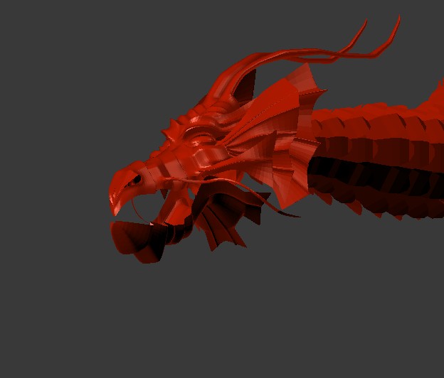 Red Chinese Dragon