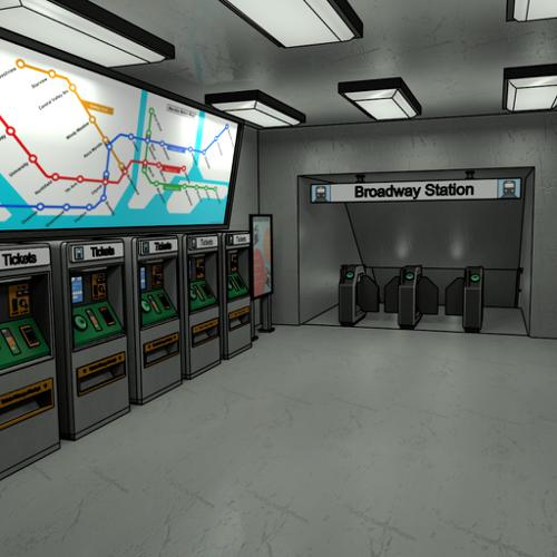 Subway Station Entrance