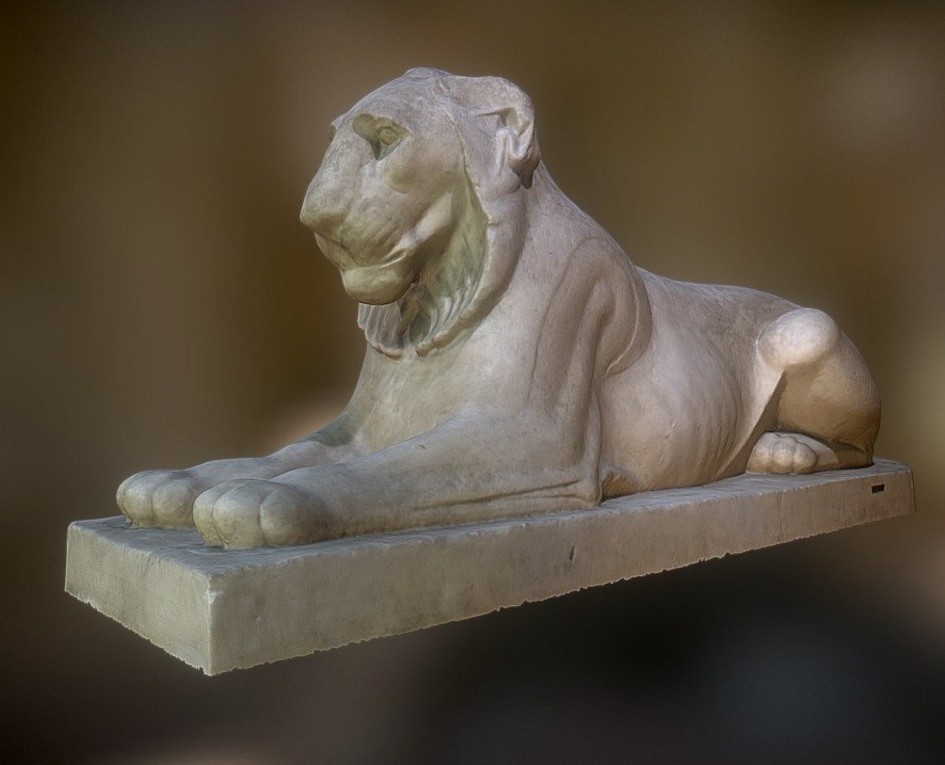 Laying Lion