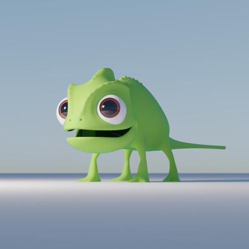 Pascal Chameleon Tangled