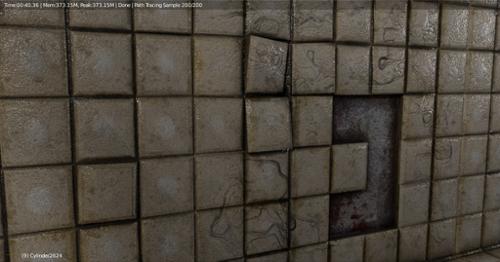 Bathroom wall tiles