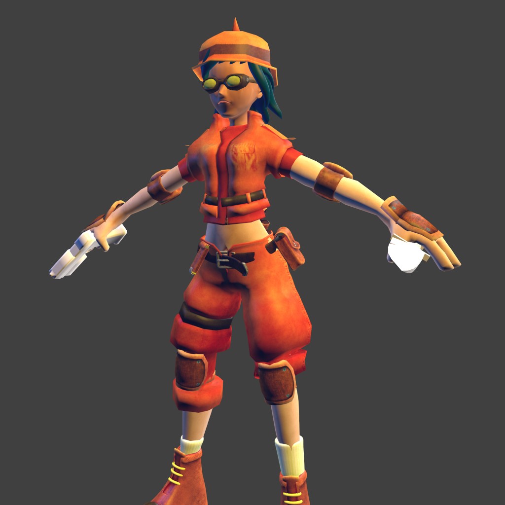 Bullet-Monk Girl