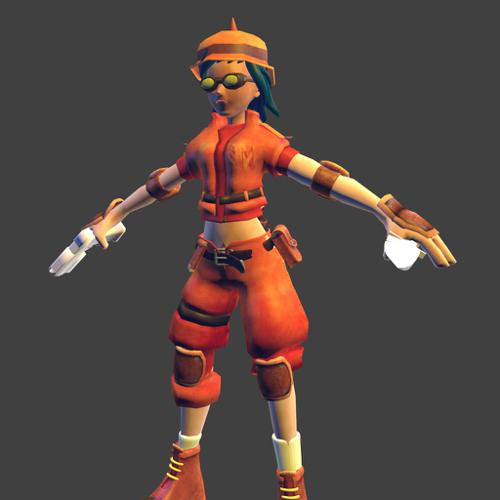 Bullet-Monk Girl