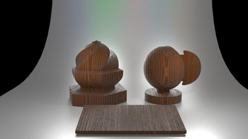 Procedural Wood Material