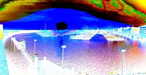 Posterize sixties psychedelic effect