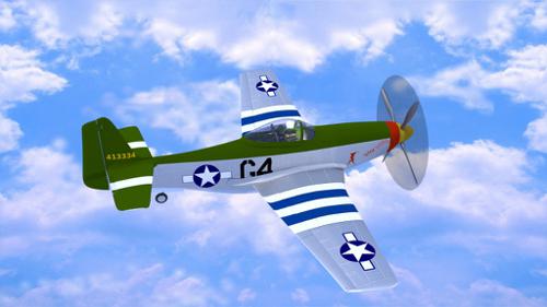 Aircraft MUSTANG P51