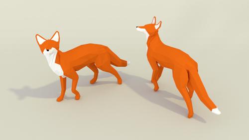 Low Poly Fox