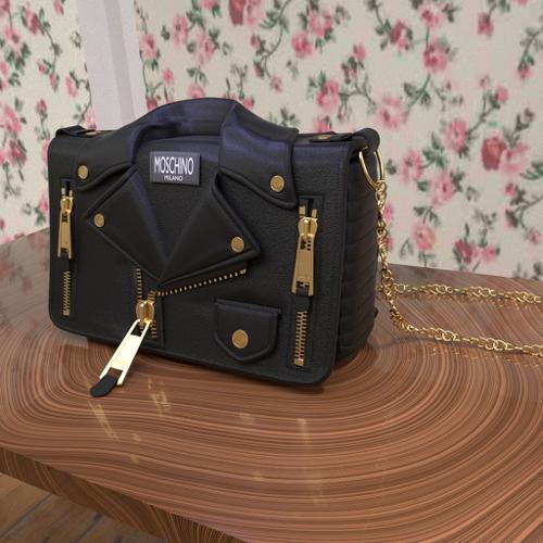 Moschino Leather Jacket Bag