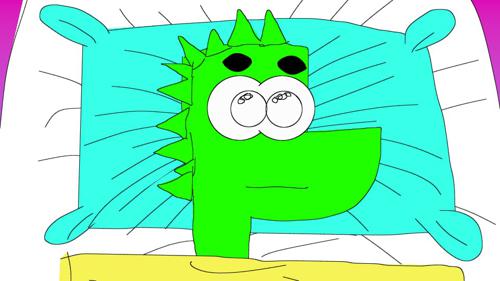 Animation dinosaurio con grease pencil
