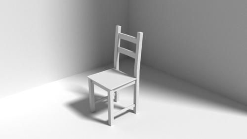 simple kitchen chair
