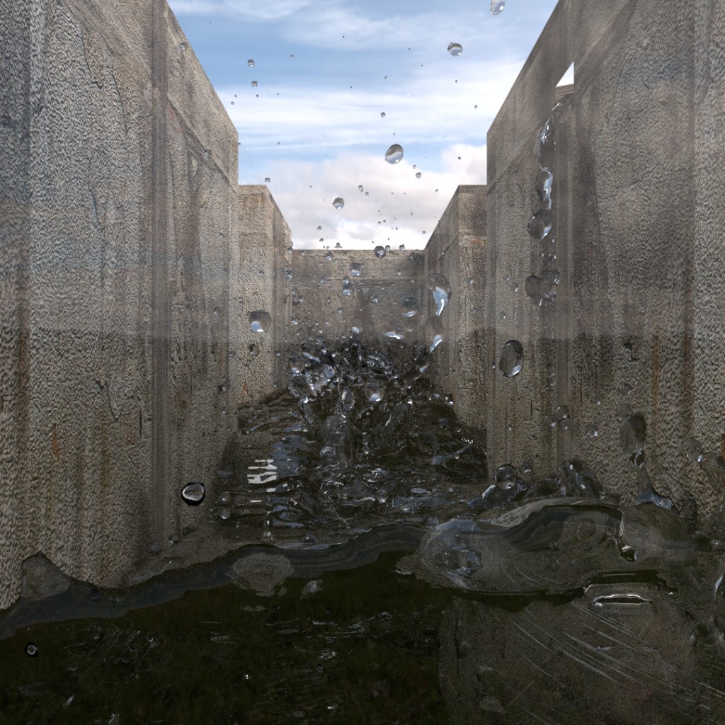 Flood Fluid Simulation