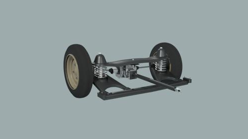 Car rear axle