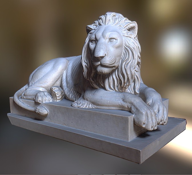 Recumbent lion