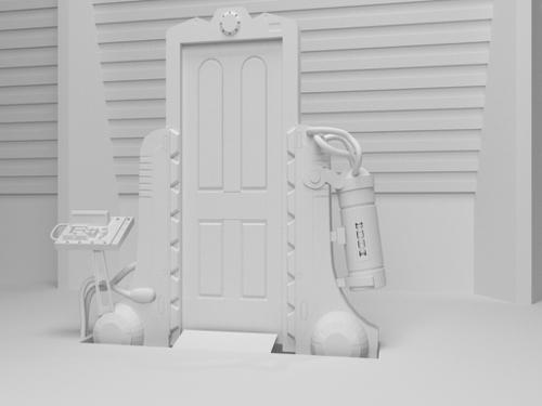 Monster inc, Machin Door
