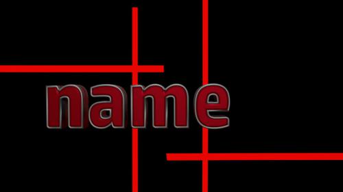 Pre-animated Logo D2 (Words are customizable )