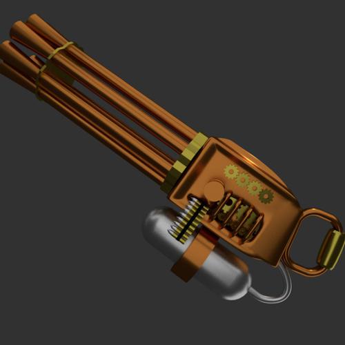 Steampunk Minigun
