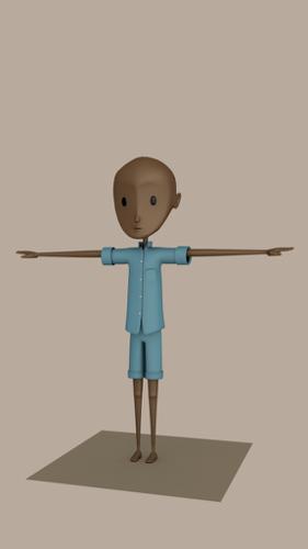 Little cartoon character