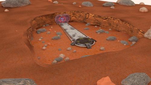 Mars landing base