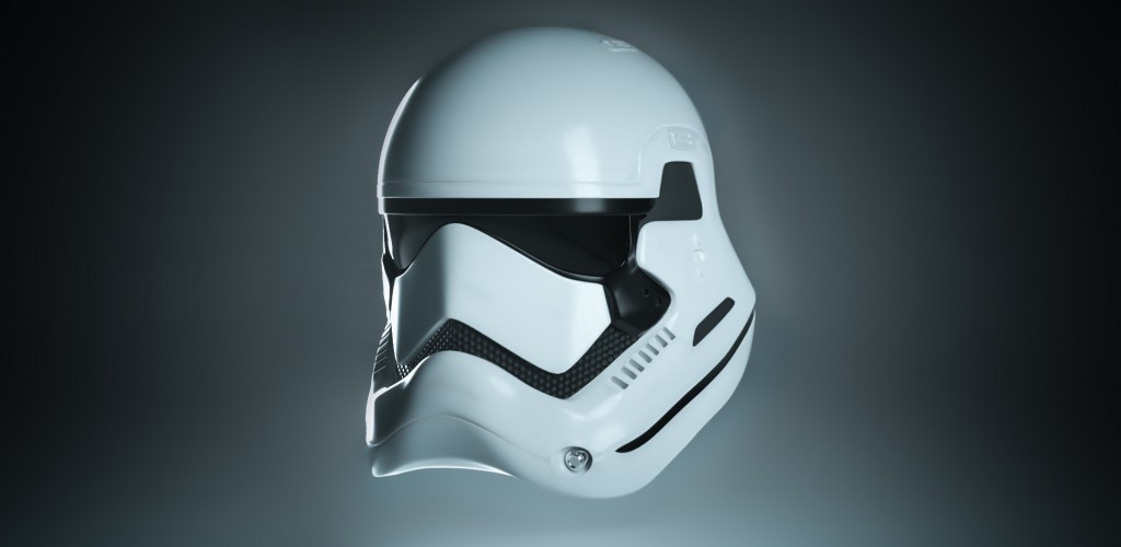 High-Poly Stormtrooper First Order Helmet