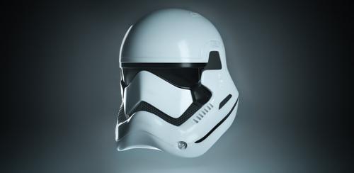 High-Poly Stormtrooper First Order Helmet
