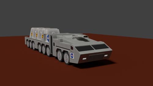Future Mars vehicle, truck