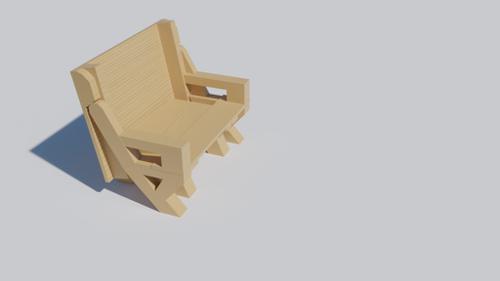 Folding Bench Table