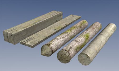 Wood parts
