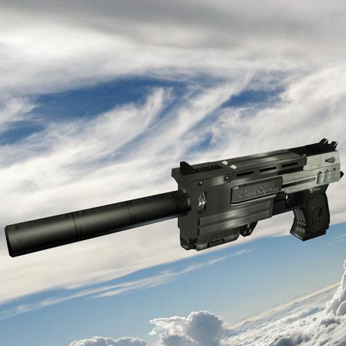 10mm pistol low poly
