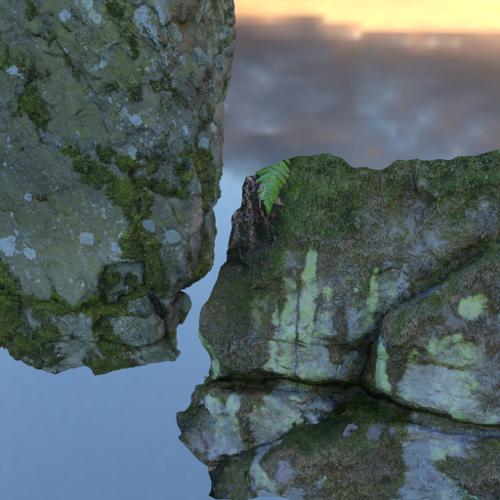 Mossy Rocks (Photoscanned)