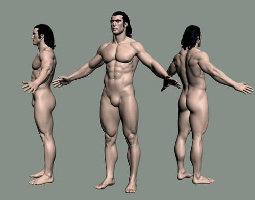 Mike_Freeman human basemesh